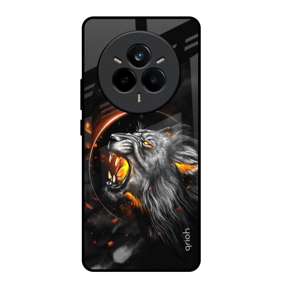 Aggressive Lion Realme 14 Pro Plus 5G Glass Back Cover Online