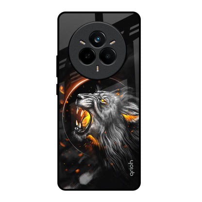 Aggressive Lion Realme 14 Pro Plus 5G Glass Back Cover Online