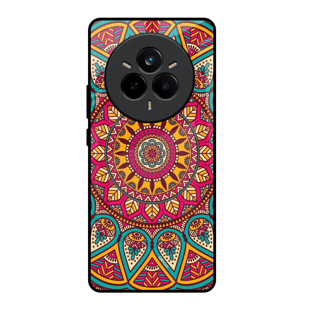 Elegant Mandala Realme 14 Pro Plus 5G Glass Back Cover Online