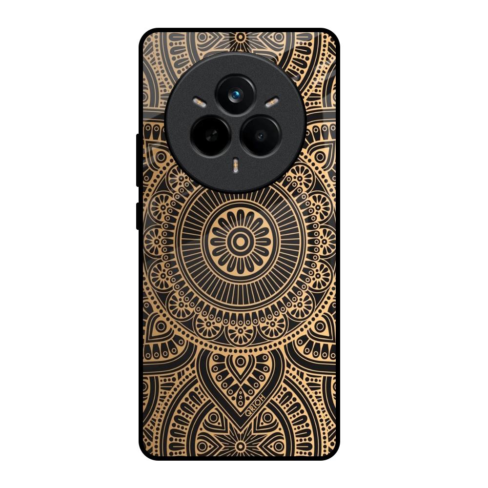 Luxury Mandala Realme 14 Pro Plus 5G Glass Back Cover Online