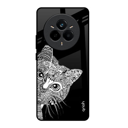Kitten Mandala Realme 14 Pro Plus 5G Glass Back Cover Online