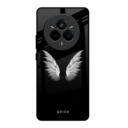 White Angel Wings Realme 14 Pro Plus 5G Glass Back Cover Online