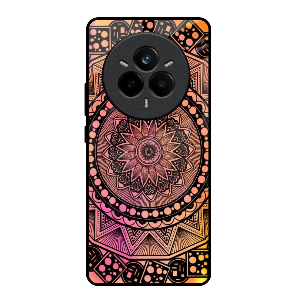 Floral Mandala Realme 14 Pro Plus 5G Glass Back Cover Online