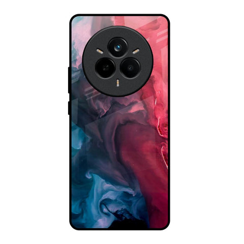 Blue & Red Smoke Realme 14 Pro Plus 5G Glass Back Cover Online