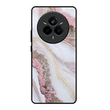 Pink & Gold Gllitter Marble Realme 14 Pro Plus 5G Glass Back Cover Online