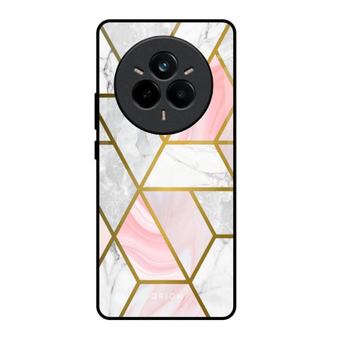 Geometrical Marble Realme 14 Pro Plus 5G Glass Back Cover Online