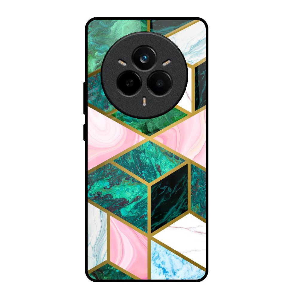 Seamless Green Marble Realme 14 Pro Plus 5G Glass Back Cover Online