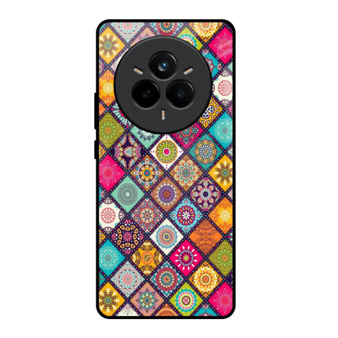 Multicolor Mandala Realme 14 Pro Plus 5G Glass Back Cover Online