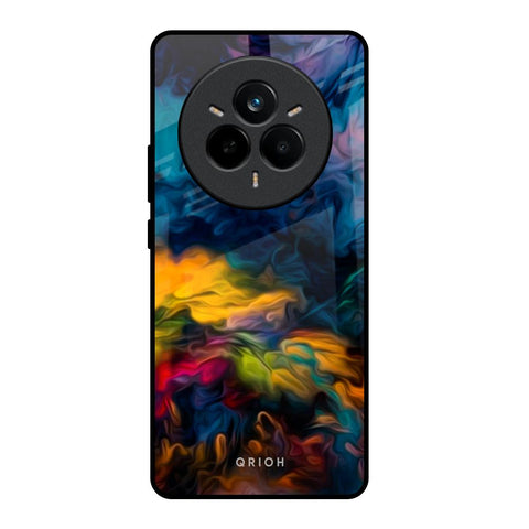 Multicolor Oil Painting Realme 14 Pro Plus 5G Glass Back Cover Online