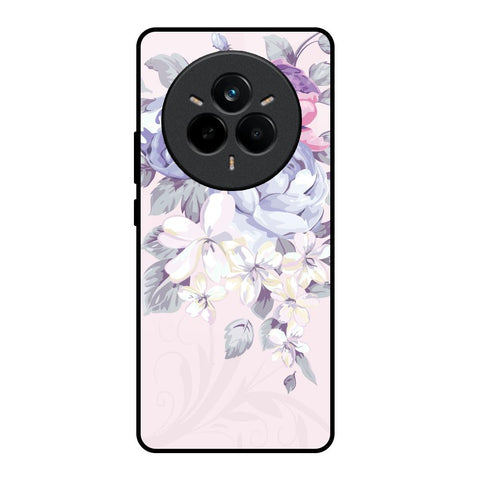 Elegant Floral Realme 14 Pro Plus 5G Glass Back Cover Online