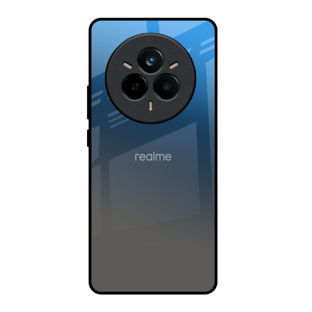 Blue Grey Ombre Realme 14 Pro Plus 5G Glass Back Cover Online