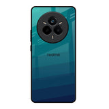 Green Triangle Pattern Realme 14 Pro Plus 5G Glass Back Cover Online