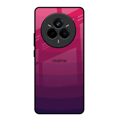 Wavy Pink Pattern Realme 14 Pro Plus 5G Glass Back Cover Online