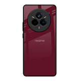 Classic Burgundy Realme 14 Pro Plus 5G Glass Back Cover Online