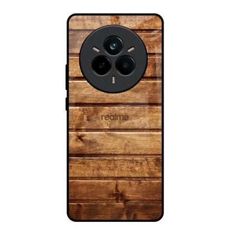 Wooden Planks Realme 14 Pro Plus 5G Glass Back Cover Online