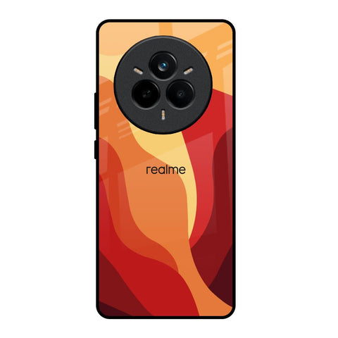 Magma Color Pattern Realme 14 Pro Plus 5G Glass Back Cover Online
