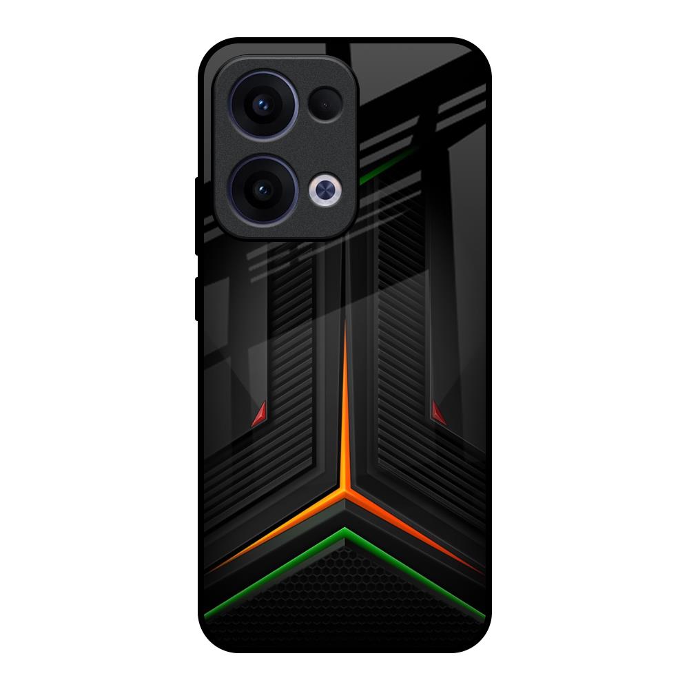 Modern Ultra Chevron Oppo Reno13 5G Glass Back Cover Online