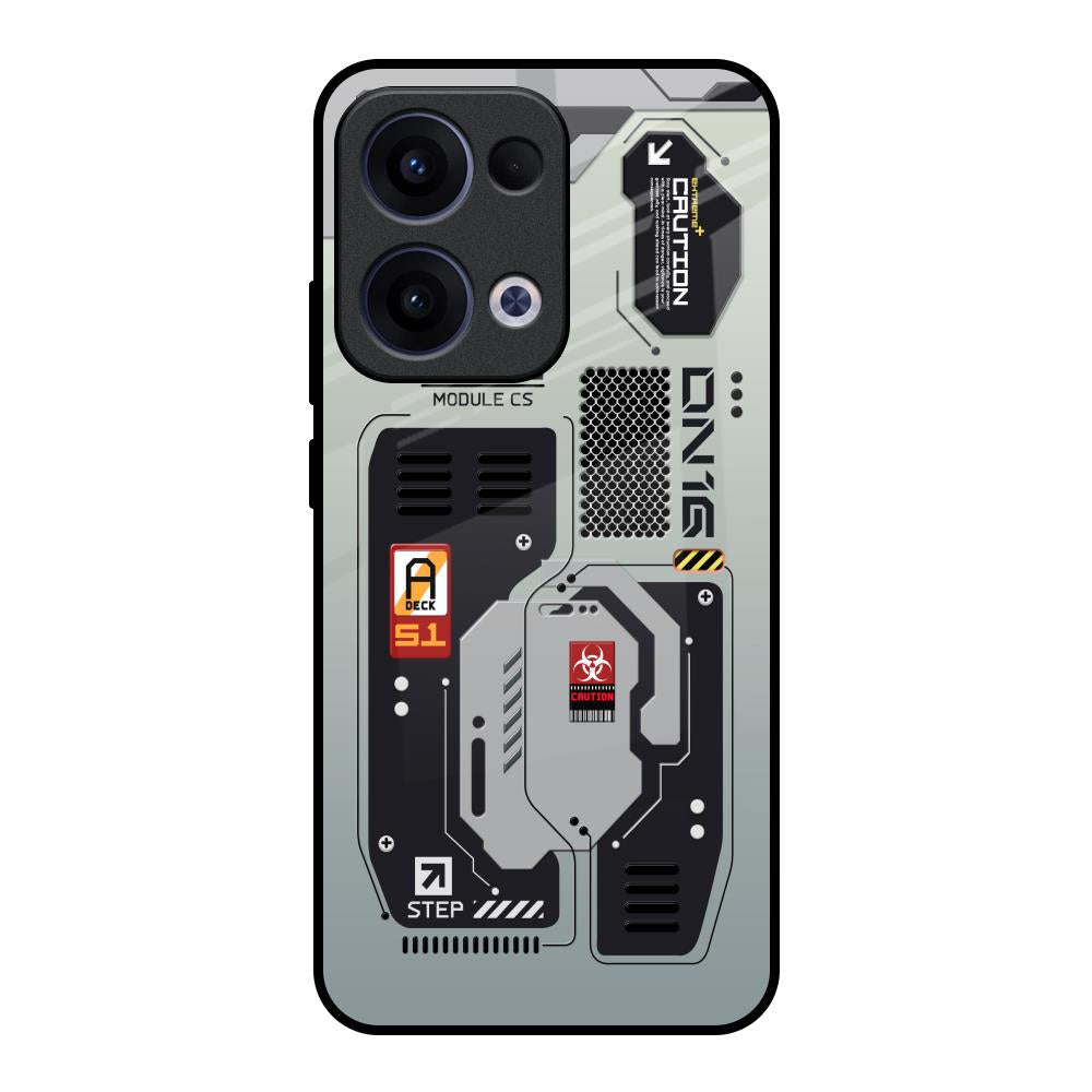 Techno Vibes Oppo Reno13 5G Glass Back Cover Online