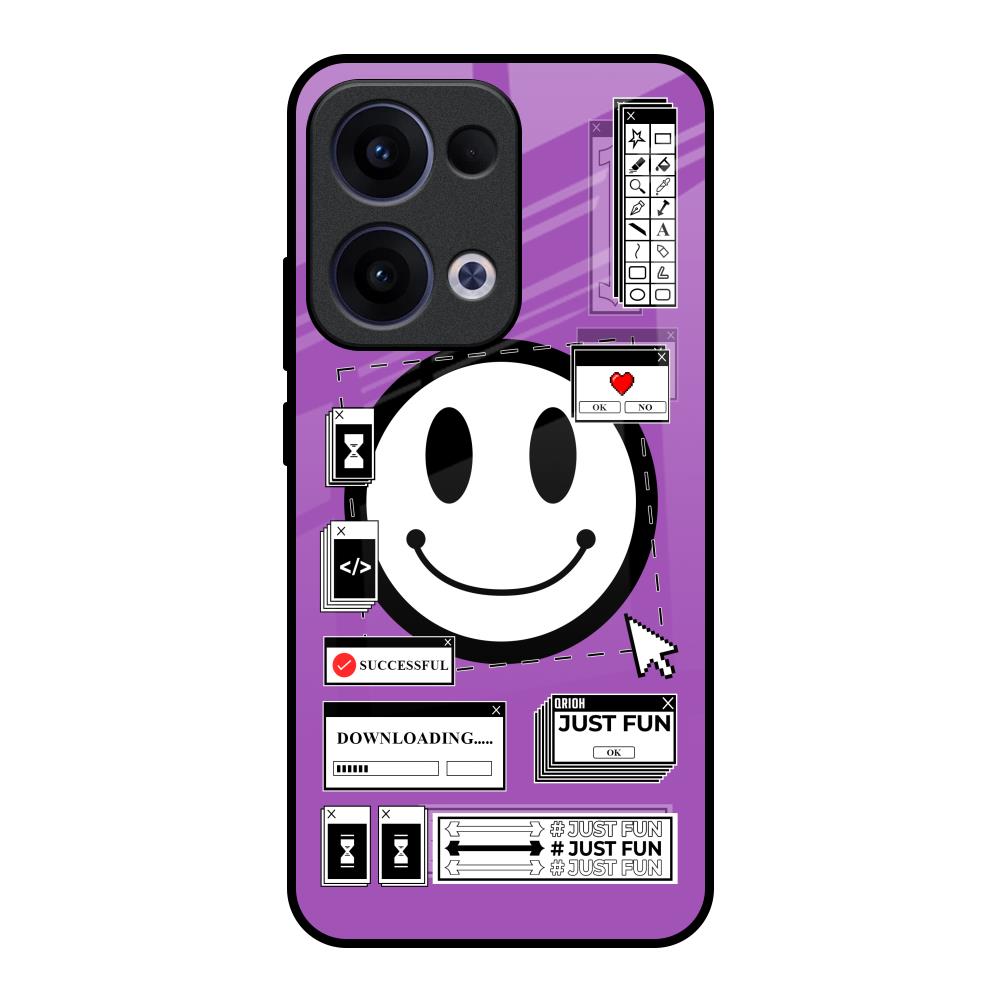Code with Smile Oppo Reno13 5G Glass Back Cover Online