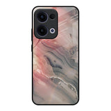 Pink And Grey Marble Oppo Reno13 5G Glass Back Cover Online