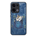 Kitty In Pocket Oppo Reno13 5G Glass Back Cover Online