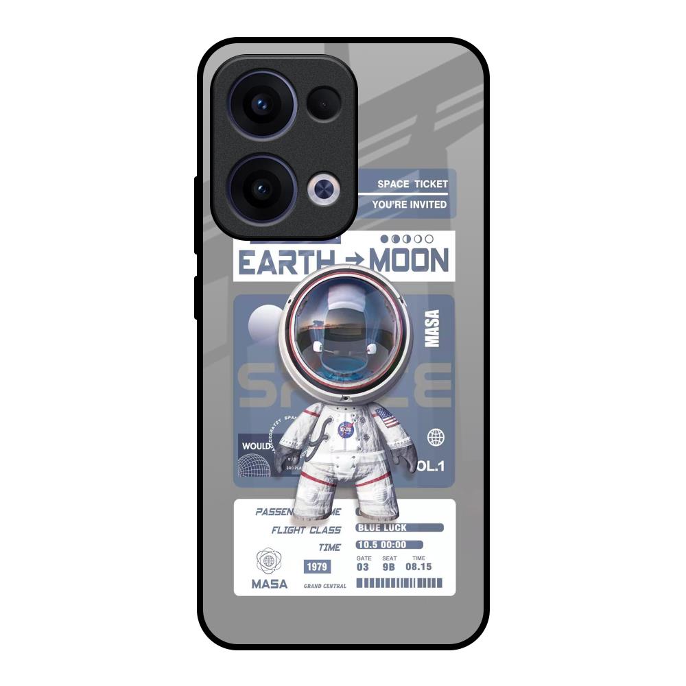 Space Flight Pass Oppo Reno13 5G Glass Back Cover Online