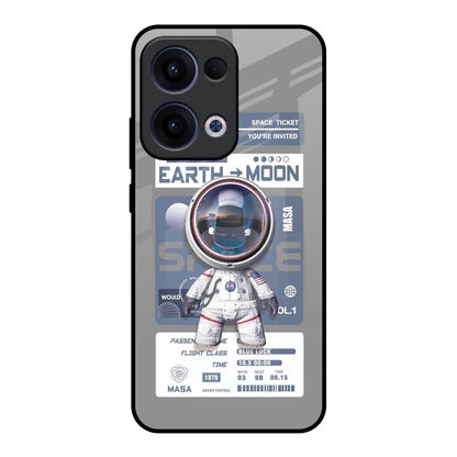 Space Flight Pass Oppo Reno13 5G Glass Back Cover Online