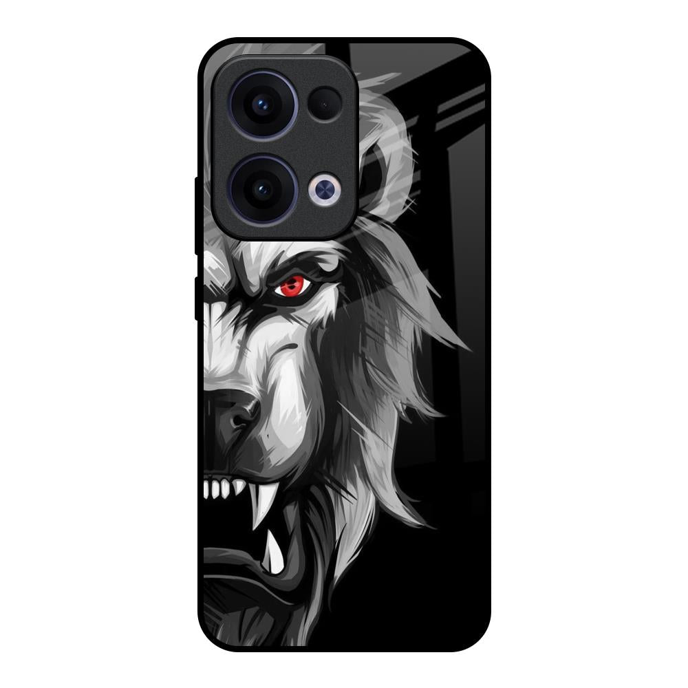 Wild Lion Oppo Reno13 5G Glass Back Cover Online