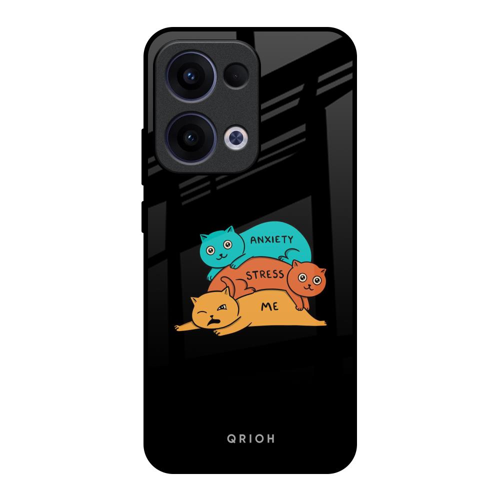 Anxiety Stress Oppo Reno13 5G Glass Back Cover Online
