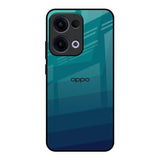Green Triangle Pattern Oppo Reno13 5G Glass Back Cover Online