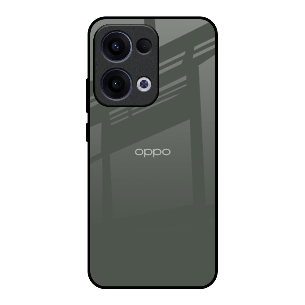 Charcoal Oppo Reno13 5G Glass Back Cover Online