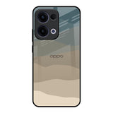 Abstract Mountain Pattern Oppo Reno13 5G Glass Back Cover Online