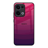 Wavy Pink Pattern Oppo Reno13 5G Glass Back Cover Online