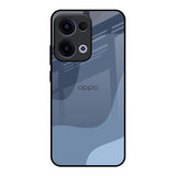 Navy Blue Ombre Oppo Reno13 5G Glass Back Cover Online