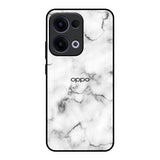 Satin White Marble Oppo Reno13 5G Glass Back Cover Online