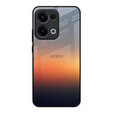 Aesthetic Orange Oppo Reno13 5G Glass Back Cover Online