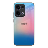 Blue & Pink Ombre Oppo Reno13 5G Glass Back Cover Online