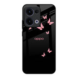 Fly Butterfly Oppo Reno13 5G Glass Back Cover Online