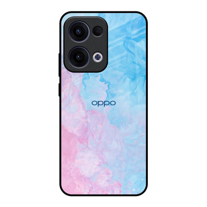 Mixed Watercolor Oppo Reno13 5G Glass Back Cover Online