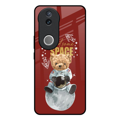 Astronaut Bear Vivo V50 5G Glass Back Cover Online