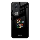 Go Your Own Way Vivo V50 5G Glass Back Cover Online