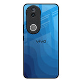 Blue Wave Abstract Vivo V50 5G Glass Back Cover Online