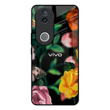 Flowers & Butterfly Vivo V50 5G Glass Back Cover Online