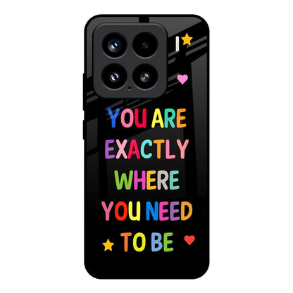 Magical Words Mi 15 5G Glass Back Cover Online
