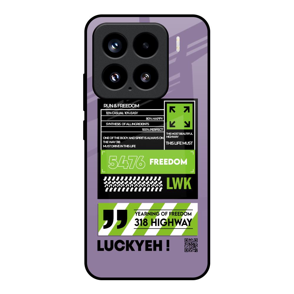 Run & Freedom Mi 15 5G Glass Back Cover Online