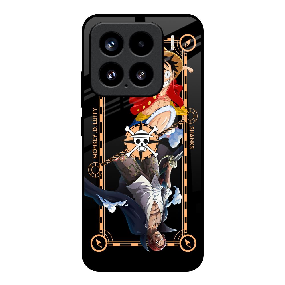 Shanks & Luffy Mi 15 5G Glass Back Cover Online