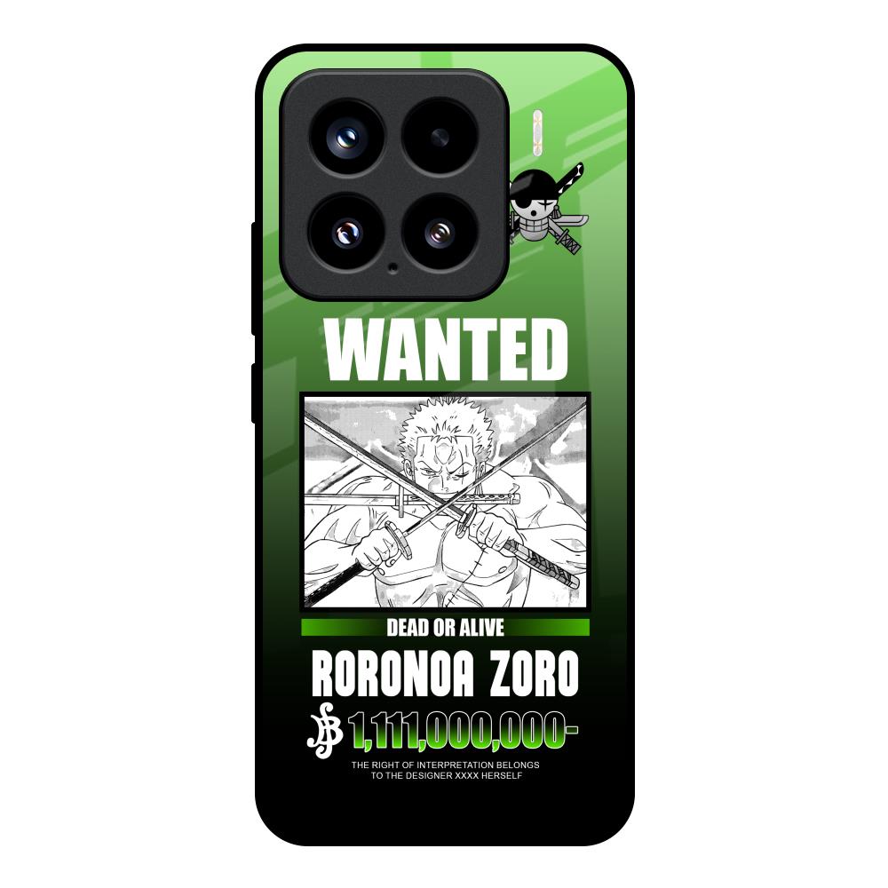 Zoro Wanted Mi 15 5G Glass Back Cover Online