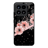 Floral Black Band Mi 15 5G Glass Back Cover Online
