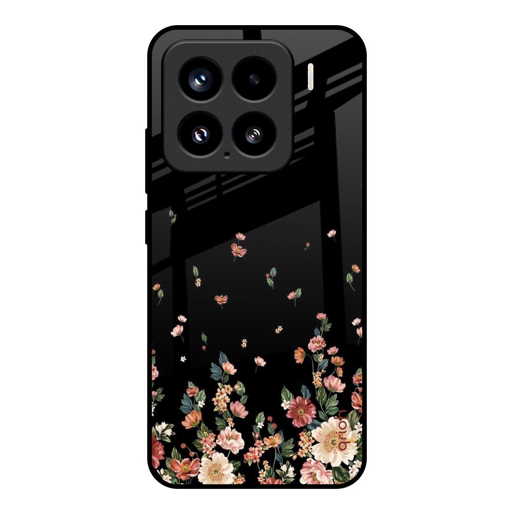 Floating Floral Print Mi 15 5G Glass Back Cover Online