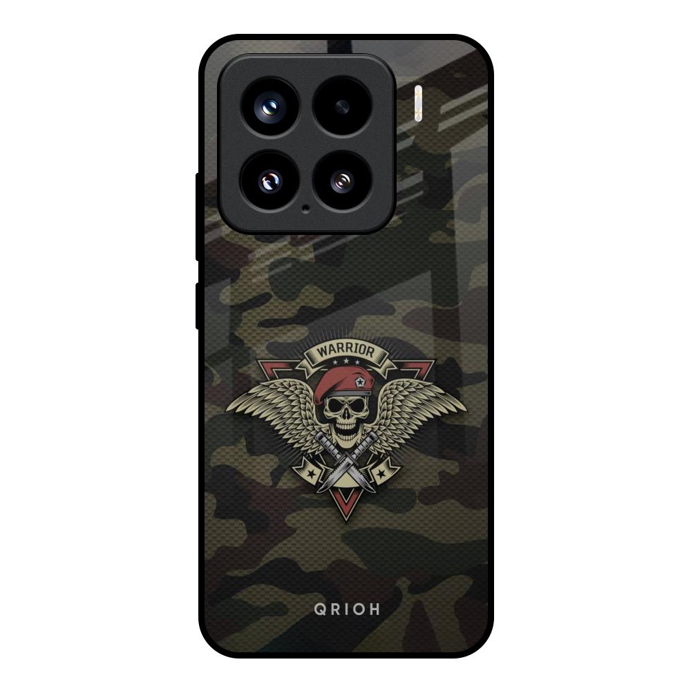 Army Warrior Mi 15 5G Glass Back Cover Online